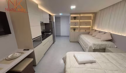 Flat beira-mar pronto para morar MOBILIADO a venda por R$ 480.000 - Jardim Oceania - João Pessoa/PB