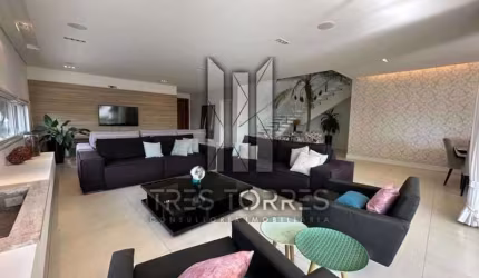 Casa em condomínio fechado com 5 quartos para alugar na Avenida Gêmini, Alphaville, Santana de Parnaíba, 450 m2 por R$ 29.000
