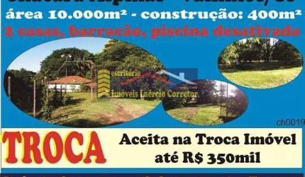 Chácara para Venda em Valinhos, Chácaras Alpina, 6 dormitórios, 1 suíte, 3 banheiros, 10 vagas