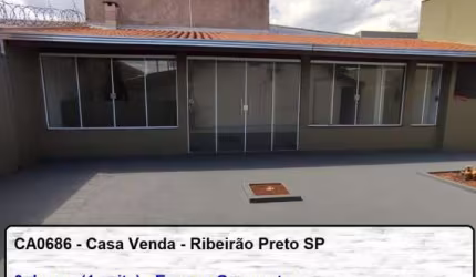 Casa Venda emm Ribeirão Preto, Excelente Localização R$ 495.000,00 Venda ou Troca Por Casa em Valinhos até R$ 1milhão