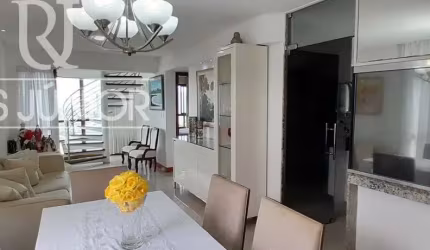 Linda Cobertura à venda em Patamares, Salvador-BA: 4 quartos, 2 suítes, 3 salas, 4 banheiros, 2 vagas, 200m².