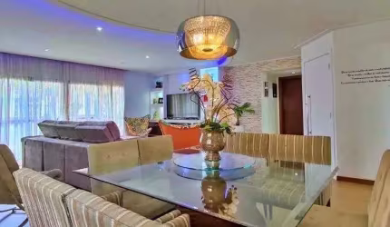 Quatro dormitórios com 186 m2 em Guarujá. Lazer. Maravilhoso
