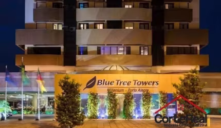 Flat com 1 quarto à venda na Avenida Borges de Medeiros, 3120, Praia de Belas, Porto Alegre por R$ 335.000