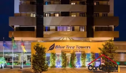Flat com 1 quarto à venda na Avenida Borges de Medeiros, 3120, Praia de Belas, Porto Alegre por R$ 315.000