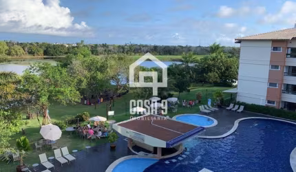 Apartamento à venda vista lagoa mobiliado no Paraiso dos Lagos em Guarajuba Bahia