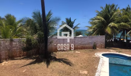 Casa com vista mar e terreno de 932m² em Itacimirim-Ba