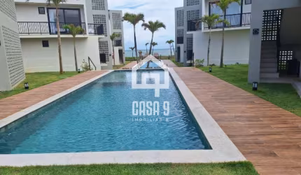 Apartamento 3 suítes a venda em condomínio beira mar de Itacimirim
