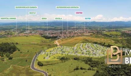 Terreno em condomínio a venda 312m² - Caçapava -  Borda do Lago