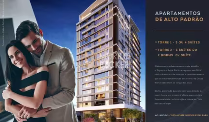 Signature Royal Parque - 63m2 a 120m2 com 4 opções de plantas para venda