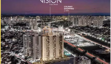 VISION COLINAS - Apartamento com 1 e 2 dormitórios 33 a 59m2 em Sjc