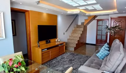 Cobertura triplex, vista mar 3 quartos suite 3 vagas