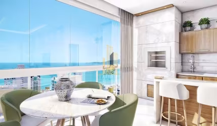 Apartamento 4 Suítes Academia no Lazer Meia Praia
