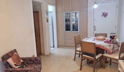 APARTAMENTO DE 1 DORMITÓRIO MOBILIADO PERTINHO DA PRAIA