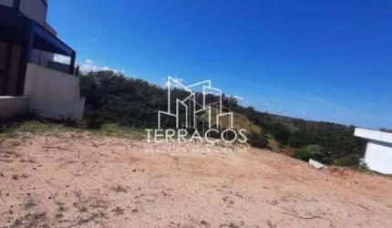 TERRENO EM DECLIVE À VENDA, CONDOMÍNIO TERRAS DE JUNDIAÍ, LINDA VISTA PARA A MATA DE PRESERVAÇÃO