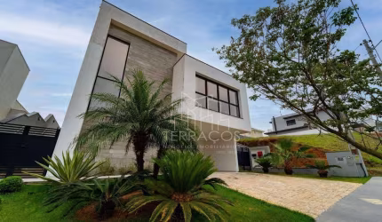 Casa em condomínio fechado no Bairro  Vale Azul com 3 Suites - Porteira Fechada - Jundiaí/SP