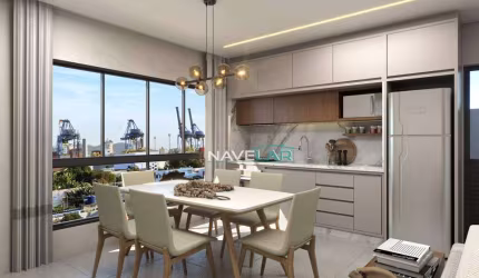 Lindo apartamento com 2 dormitórios no Centro de Navegantes