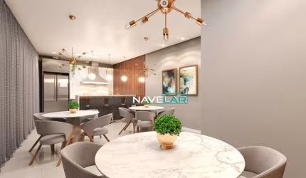 Apartamento com 2 dormitórios à venda, 76 m² por R$ 568.867,00 - Gravatá - Navegantes/SC