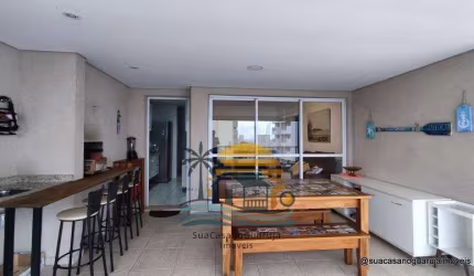 Apartamento com 3 dormitórios à venda, 103 m² por R$ 800.000 - Praia da Enseada – Aquário - Guarujá/SP