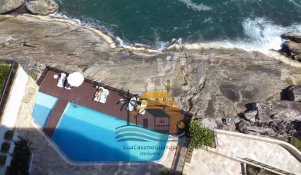 cobertura duplex vista mar 5 dormitorios 4 suites 4 vagas costao das tartarugas guaruja cod AP0022C