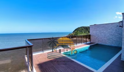 apartamento cobertura 3 dormitorios 190 m2 2 vagas costao tartarugas guaruja praia da enseada cod COF93412V