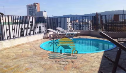 Cobertura duplex com piscina 4 dormitórios 2 suítes 4 vagas 320 m² na Enseada COD54751V