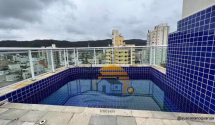 Cobertura com piscina e vista para o mar à venda, 250 m² por R$ 2.330.000 - Balneário Guarujá - Guarujá/SP COD. CB56833V