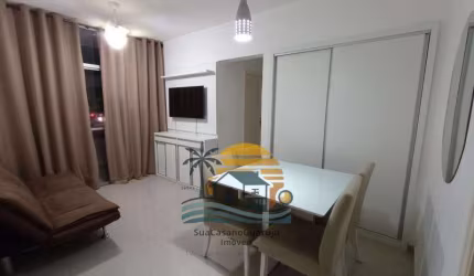 Apartamento com 2 dormitórios, lado praia 1 vaga 78 ,m² na Enseada