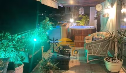 Cobertura 3 dormitórios 1 suíte 175 m² churrasqueira jacuzzi na Enseada
