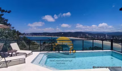 Casa Peninsula com 3 dormitórios à venda, 496 m² por R$ 5.800.000 - Guarujá/SP