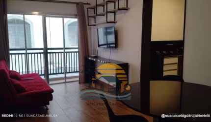 Apartamento Mobiliado à Venda com 1 Dormitório e Sacada na Praia da Enseada – Próximo ao Rufinos, Guarujá cod R4937290