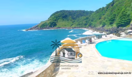 apartamento frente mar 3 dormitorios costao das tartartugas guaruja cod AP0029