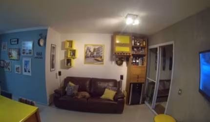 PRÉDIO SEMI-NOVO, APARTAMENTO MOBILIADO, HÁ 300 METROS DA FUTURA ESTAÇÃO LINHA OURO DO METRÔ !