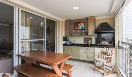 Apartamento 110m² 3 dormitórios com varanda gourmet na Vila Mascote