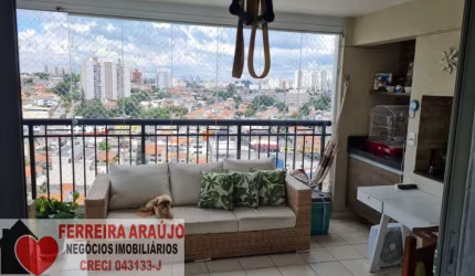 Apartamento varanda Gourmet 113m² Summer Vila Mascote