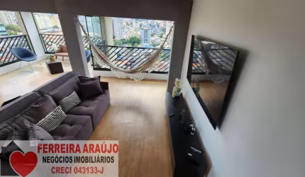 COBERTURA COM FINO ACABAMENTO NO MELHOR DA VILA SANTA CATARINA.