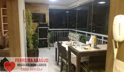 Apartamento Varanda Gourmet 108m² 3 dormitórios 1 suíte Quartier Vila Mascote