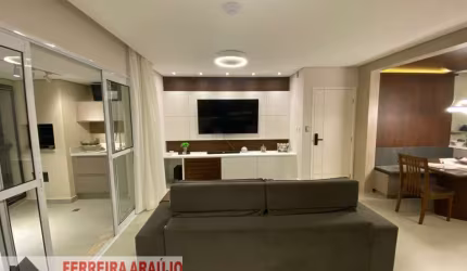 APARTAMENTO MOBILIADO COM VARANDA GOURMET NO PÁTIO FIGUEIRA VILA MASCOTE !