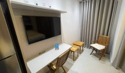 Studio  mobiliado 25m² no Campo Belo