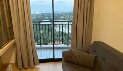 Alto da Boa Vista, 1 Dormitório, 1 WC, mobiliado, 33m² para Locação R$3.100,00 + tx.