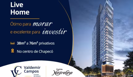 Padrão Nostra Casa no centro de Chapecó.
