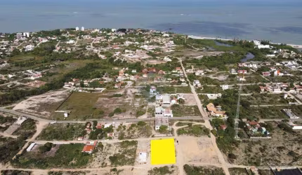 4 Lotes na praia de Tabatinga, próximo a pista