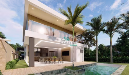 Casa com 4 dormitórios à venda por R$ 1.800.000,00 - Terras Alphaville Residencial - Eusébio/CE
