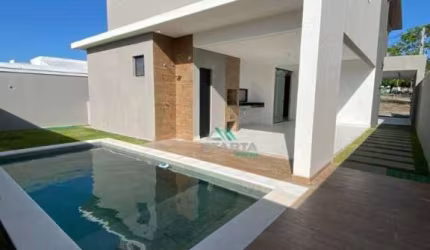 Casa com 4 dormitórios à venda, 223 m² por R$ 1.280.000,00 - Urucunema - Eusébio/CE