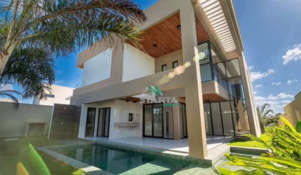 Casa Alphaville com 3 dormitórios à venda, 331 m² por R$ 2.690.000 - Cidade Alpha - Eusébio/CE
