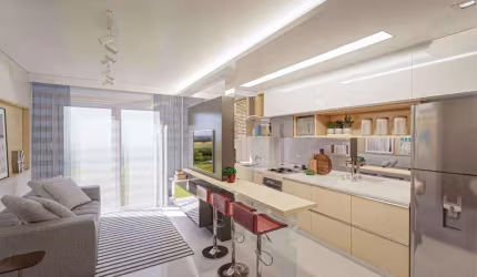 Apartamento à venda em São José, Barreiros, com 2 quartos, com 70 m², Boulevard Atlantique