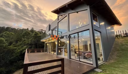 Casa em condomínio fechado com 3 quartos à venda na Br-282, 77, Santa Izabel, Rancho Queimado por R$ 1.599.000