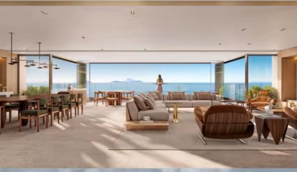 Mar Leblon Delfim Moreira com piscina direto construtor