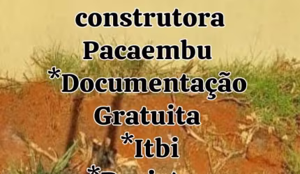 Pronto para construir!! Direto c/ construtora
