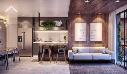 Apartamento com 2 dormitórios à venda, 51 m² por R$ 421.525,00 - Anita Garibaldi - Joinville/SC