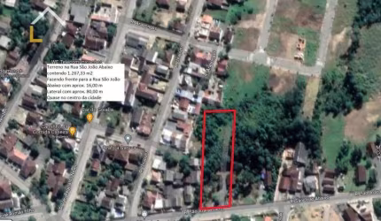 Terreno à venda, 1267 m² por R$ 699.000,00 - São João Abaixo - Garuva/SC